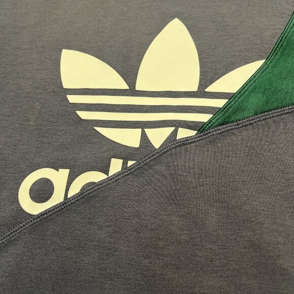 Adidas Originals M Trefoil Bold Club Spliced Tricolor Tee Blue Green Red Shirt - Picture 7 of 13